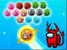 Among Us Bubble Shoot Puzzle