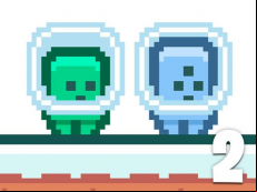Green and Blue Cuteman 2
