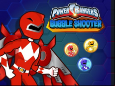 Power Rangers Bubble Shoot Puzzle